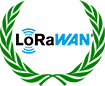LoRaWAN Long-Range Wireless - WeBFooT IoT Integration LoRaWAN logo for long range low power wireless IoT sensors and local telemetry gateways integrated with WeBFooT